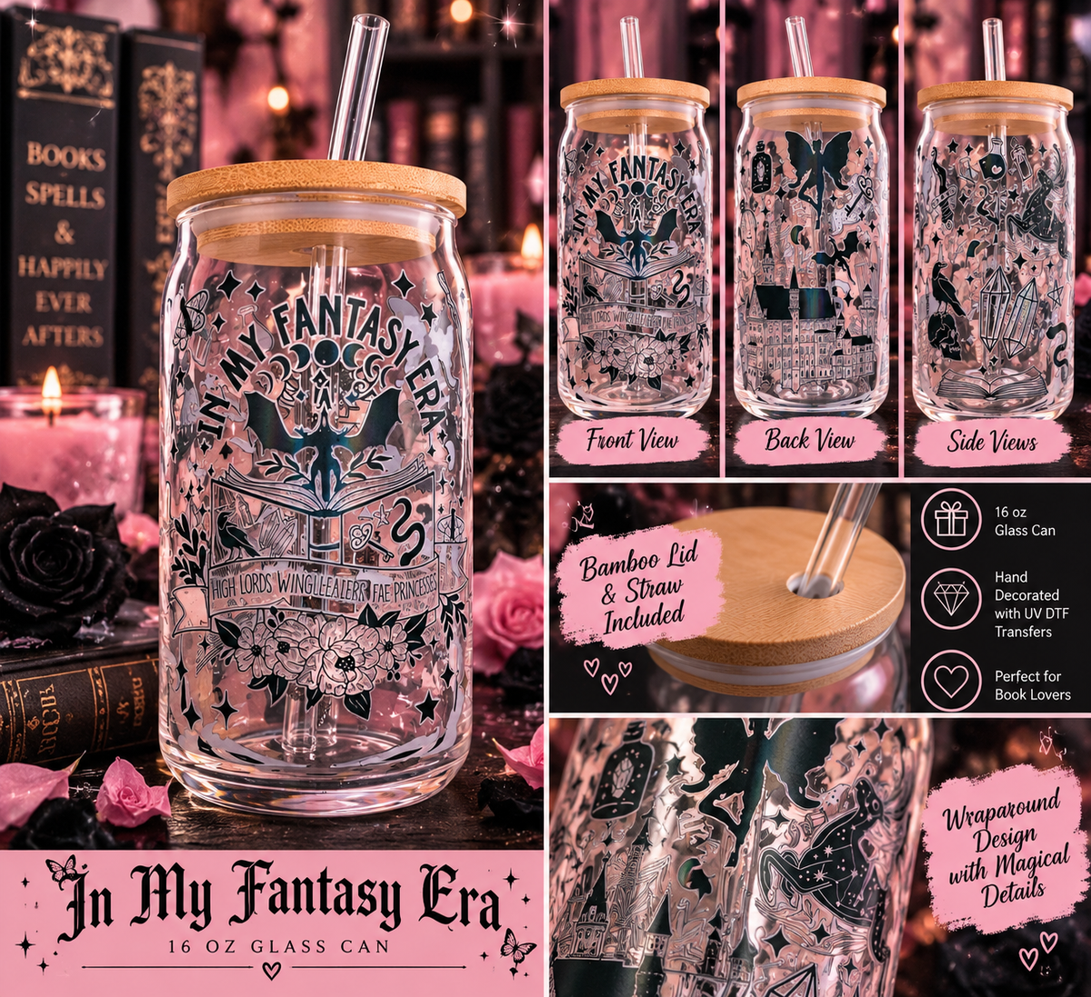 In My Fantasy Era | 16 oz Glass Can
