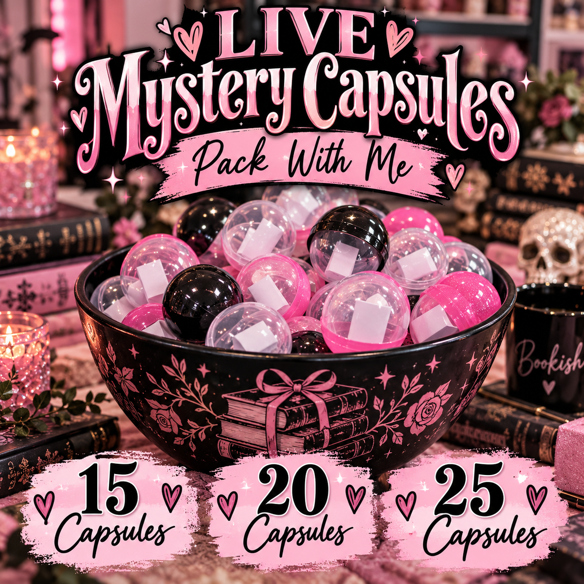π LIVE Mystery Capsules | Pack With Me π¦