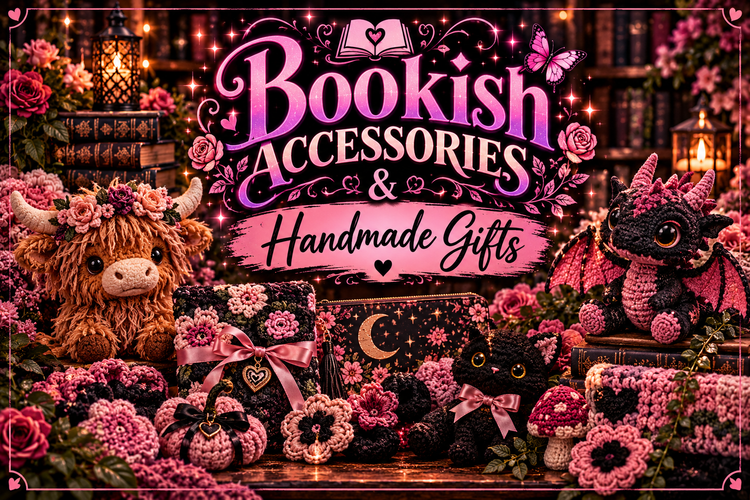 🧶 Bookish Accessories & Handmade Gifts